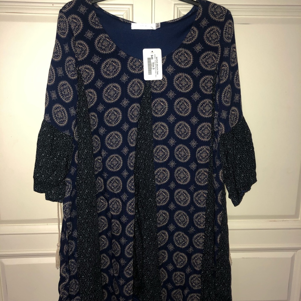 Easel Women’s Navy Tunic Dress